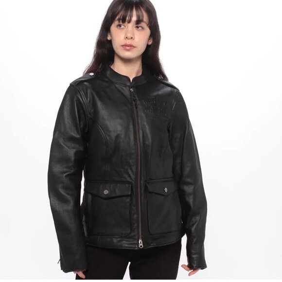 Harley-Davidson® Women's H-D Flex Layering Leather Jacket Outer Layer, Size XL - Picture 14 of 16